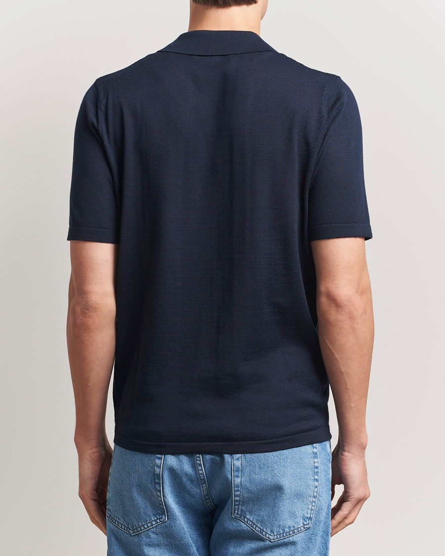 Homme | Polos | Samsøe Samsøe | Sarown Knitted Polo Salute Navy