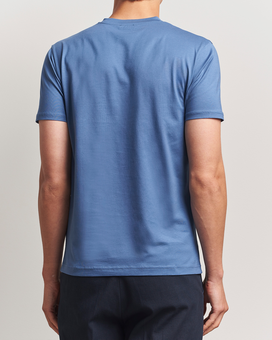 Homme | T-shirts | Sunspel | Riviera Midweight T-Shirt Soft Denim