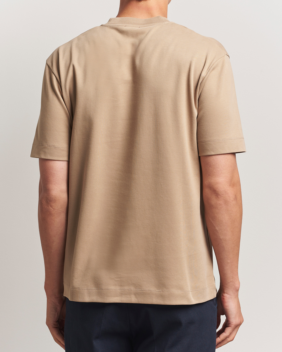 Homme | T-shirts | Sunspel | Heavy Weight Supima Cotton T-Shirt Dune