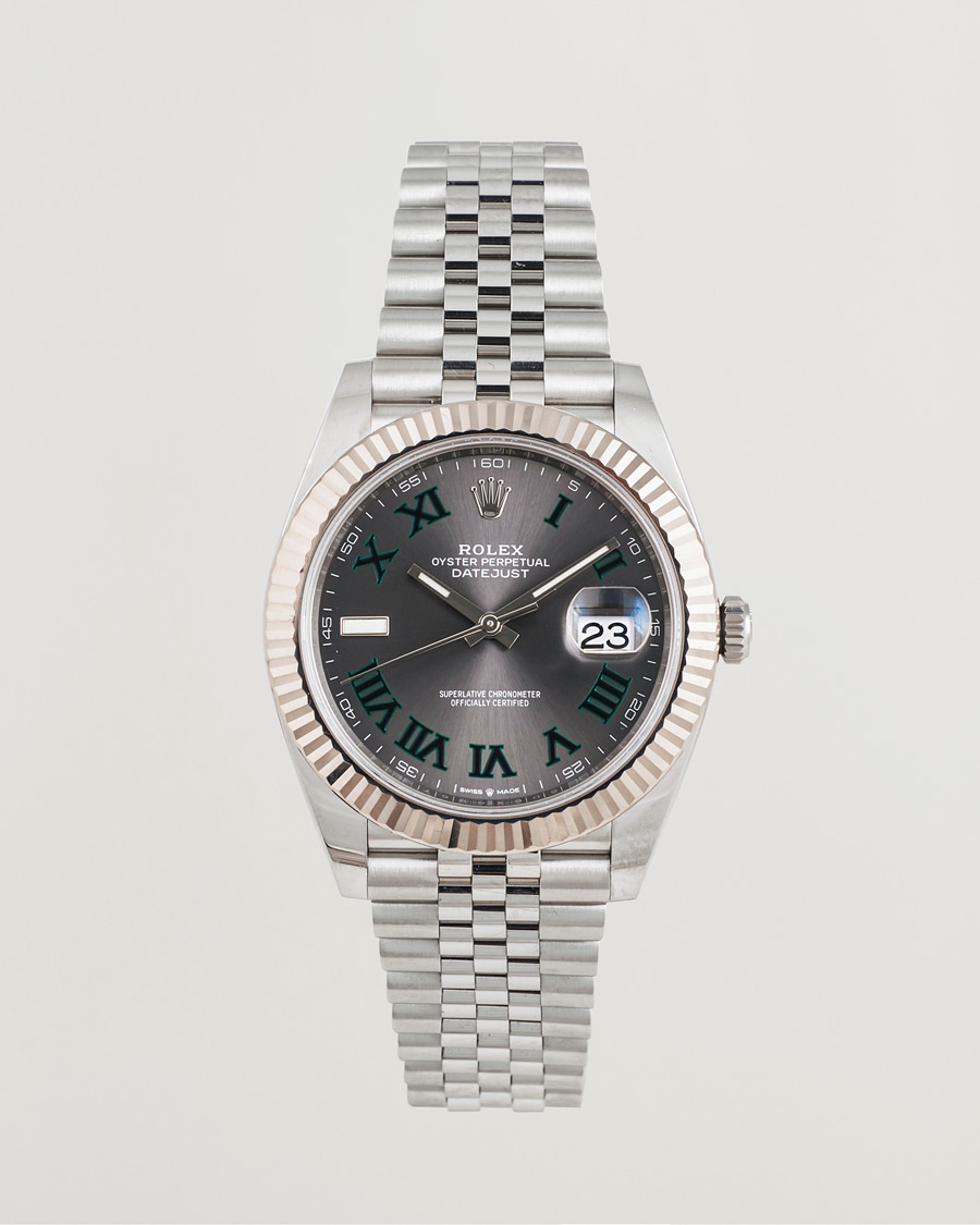 Homme | Rolex Pre-Owned Datejust 41mm Wimbledon | Rolex Pre-Owned | Datejust 41mm Wimbledon