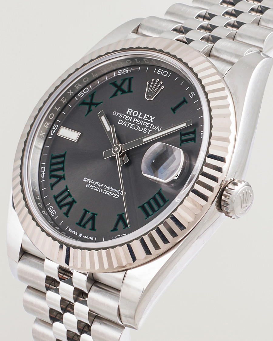 Homme | Rolex Pre-Owned Datejust 41mm Wimbledon | Rolex Pre-Owned | Datejust 41mm Wimbledon