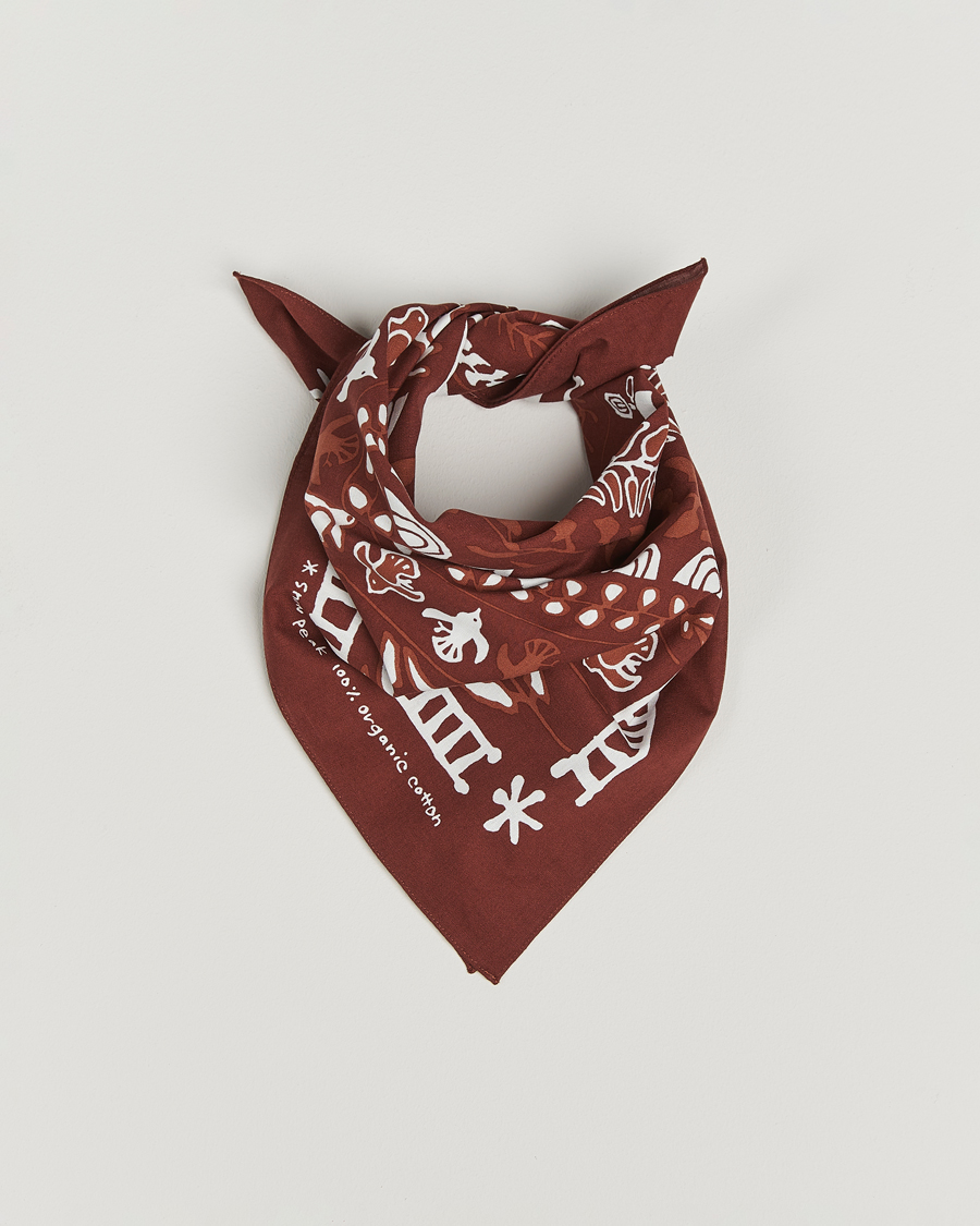 Homme | Snow Peak OG Cotton Nordic Bandana Bordeaux | Snow Peak | OG Cotton Nordic Bandana Bordeaux