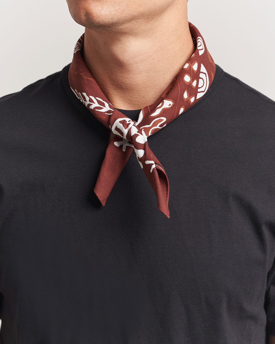 Homme | Snow Peak OG Cotton Nordic Bandana Bordeaux | Snow Peak | OG Cotton Nordic Bandana Bordeaux