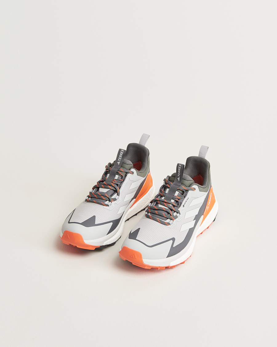 Homme | Chaussures de trail | adidas Performance | Terrex Free Hiker 2 GTX Trail Sneaker Grey/Orange