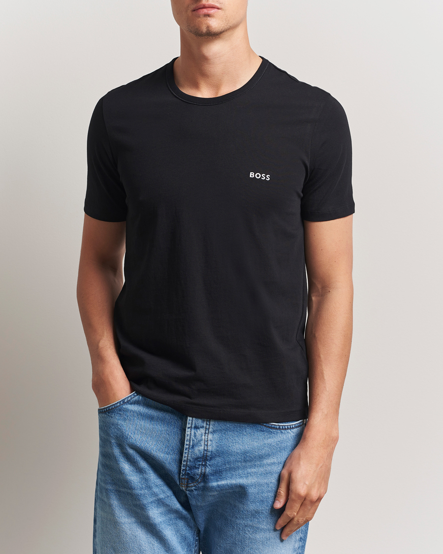 Homme | T-shirts | BOSS BLACK | 3-Pack Crew Neck T-Shirt White/Navy/Black
