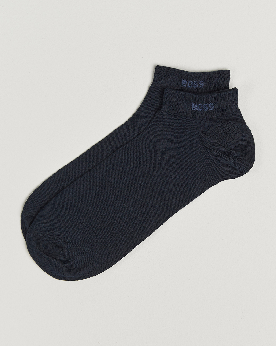 Homme | Sous-Vêtements Et Chaussettes | BOSS BLACK | 2-Pack Sneaker Socks Dark Blue