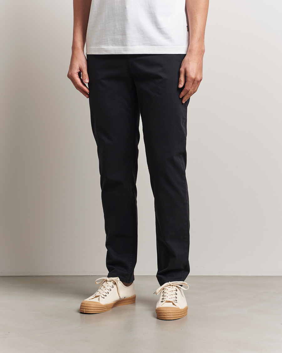 Homme | Pantalons | BOSS ORANGE | Tapered Fit Cotton Chinos Black