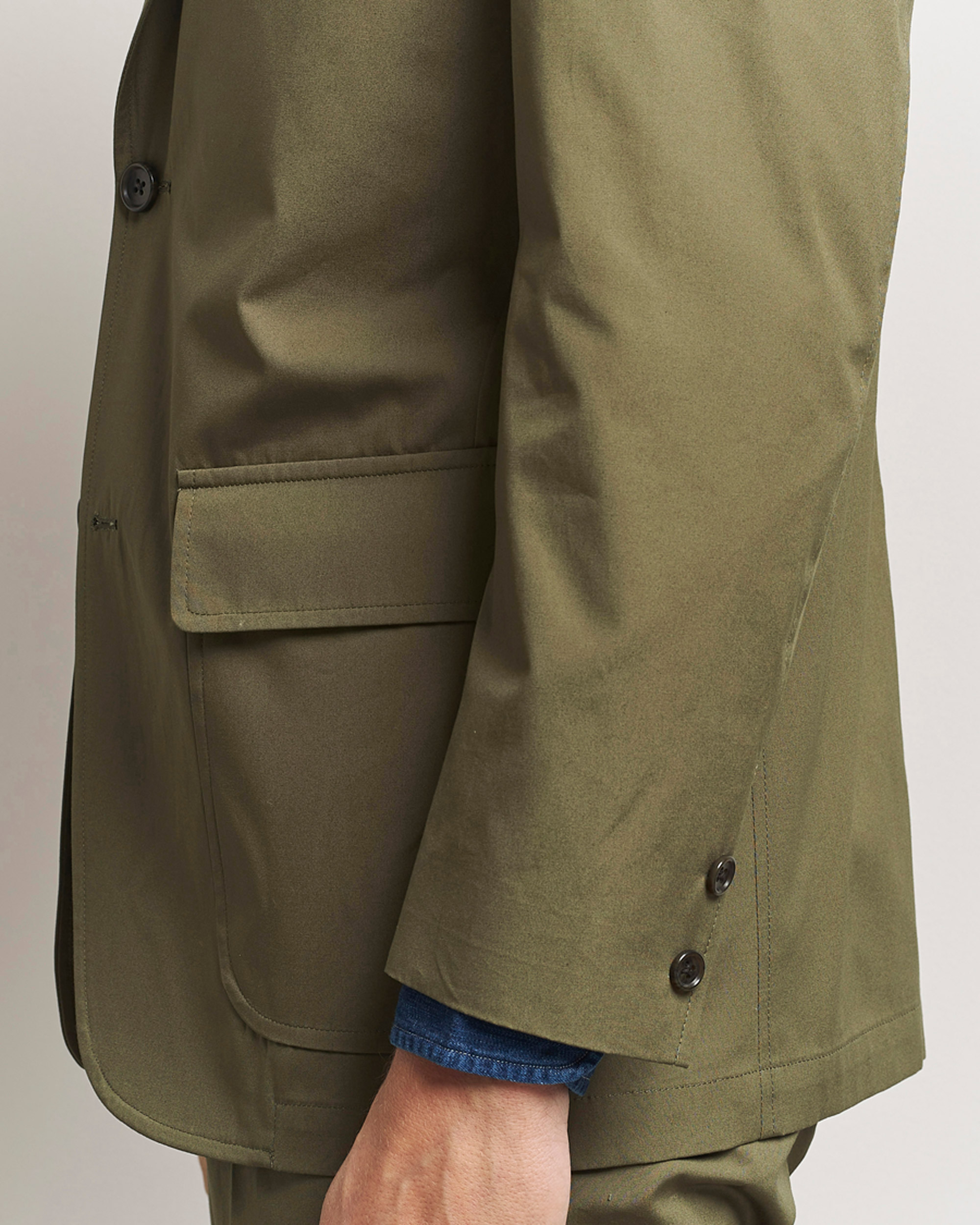 Homme | Blazers | Kamakura Shirts | Cotton Ivy Jacket Olive