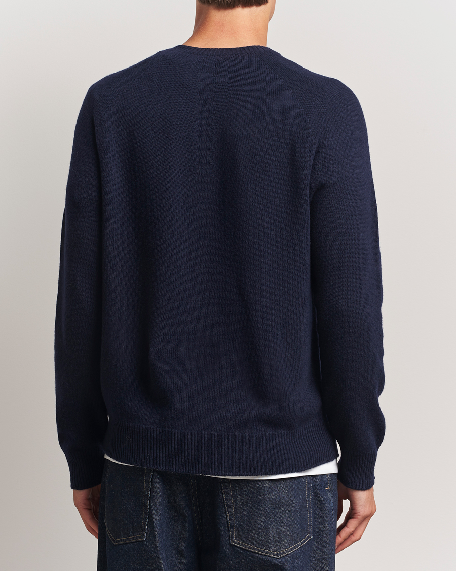 Homme | Pulls Et Tricots | Jil Sander | Wool/Cashmere Round Neck Sweater Navy