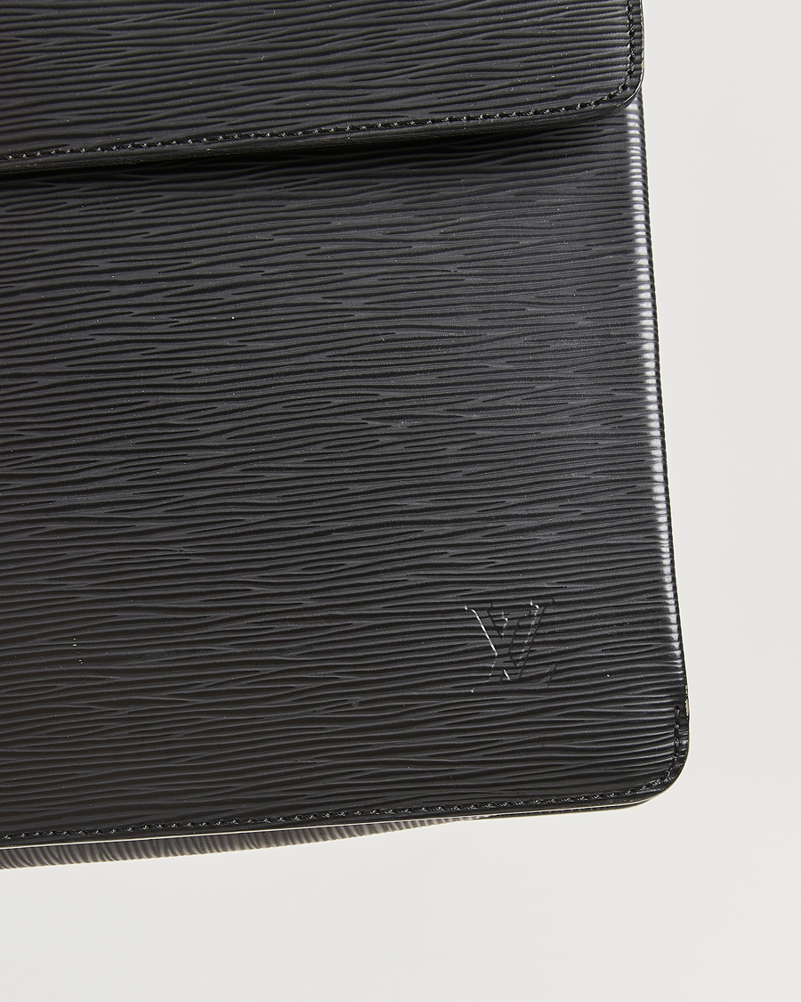 Homme | Louis Vuitton Pre-Owned Robusto Briefcase Black | Louis Vuitton Pre-Owned | Robusto Briefcase Black