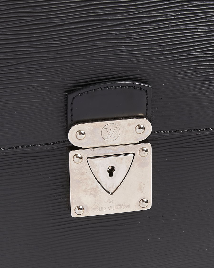 Homme | Louis Vuitton Pre-Owned Robusto Briefcase Black | Louis Vuitton Pre-Owned | Robusto Briefcase Black