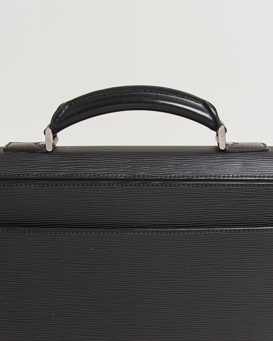 Homme | Louis Vuitton Pre-Owned Robusto Briefcase Black | Louis Vuitton Pre-Owned | Robusto Briefcase Black