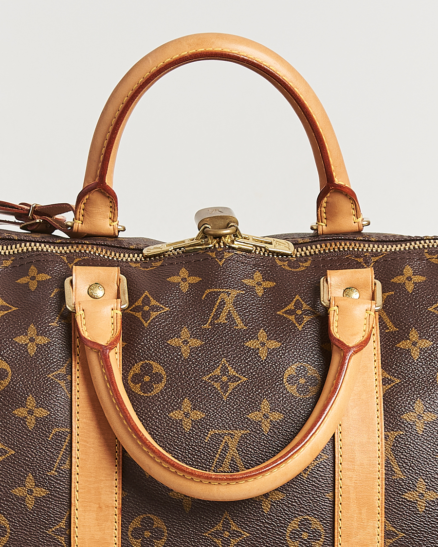 Homme | Louis Vuitton Pre-Owned Keepall Bandoulière 55 Monogram | Louis Vuitton Pre-Owned | Keepall Bandoulière 55 Monogram