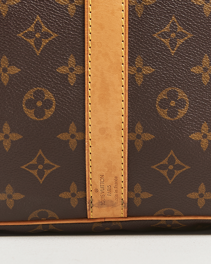 Homme | Louis Vuitton Pre-Owned Keepall Bandoulière 55 Monogram | Louis Vuitton Pre-Owned | Keepall Bandoulière 55 Monogram