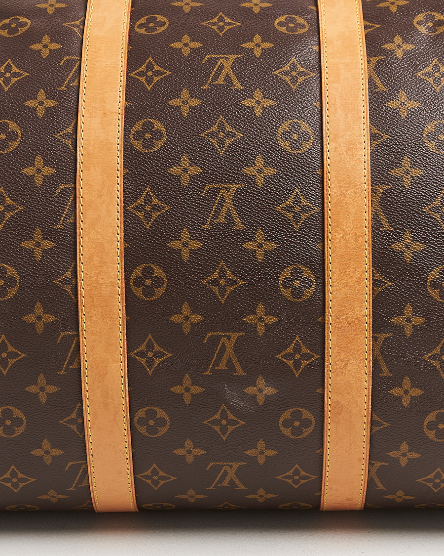 Homme | Louis Vuitton Pre-Owned Keepall Bandoulière 55 Monogram | Louis Vuitton Pre-Owned | Keepall Bandoulière 55 Monogram