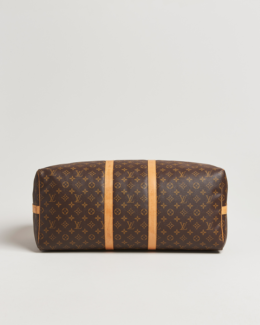 Homme | Louis Vuitton Pre-Owned Keepall Bandoulière 55 Monogram | Louis Vuitton Pre-Owned | Keepall Bandoulière 55 Monogram