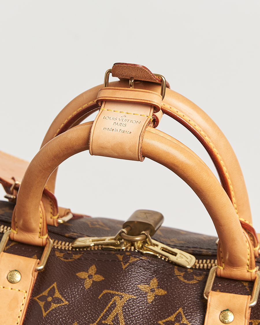 Homme | Louis Vuitton Pre-Owned Keepall Bandoulière 55 Monogram | Louis Vuitton Pre-Owned | Keepall Bandoulière 55 Monogram