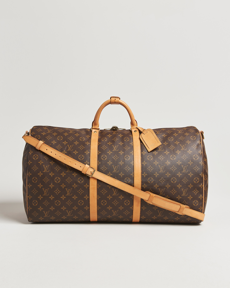 Homme | Louis Vuitton Pre-Owned Keepall Bandoulière 60 Monogram | Louis Vuitton Pre-Owned | Keepall Bandoulière 60 Monogram