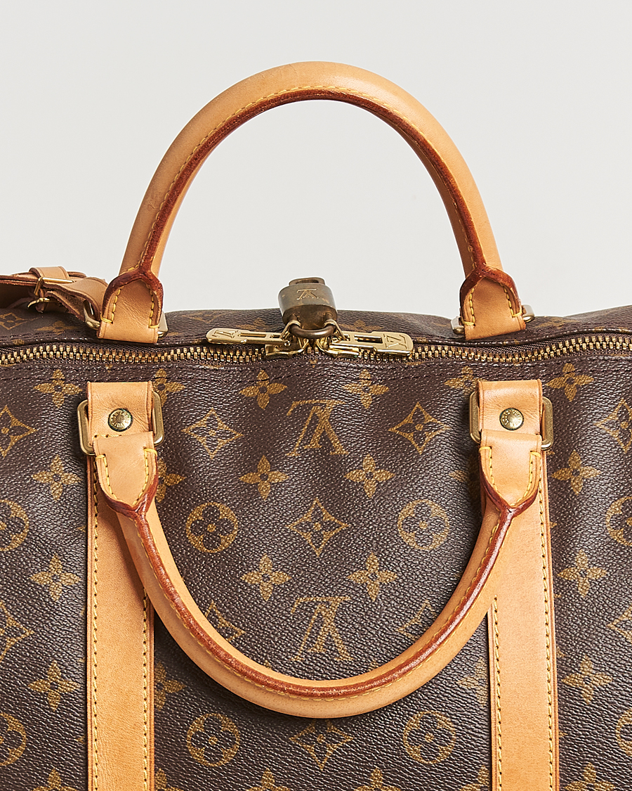 Homme | Louis Vuitton Pre-Owned Keepall Bandoulière 60 Monogram | Louis Vuitton Pre-Owned | Keepall Bandoulière 60 Monogram