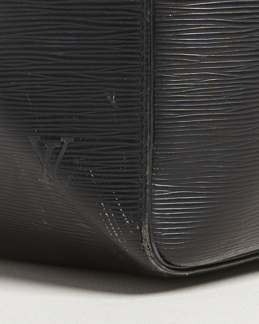 Homme | Louis Vuitton Pre-Owned Keepall 60 Epi Leather Black | Louis Vuitton Pre-Owned | Keepall 60 Epi Leather Black