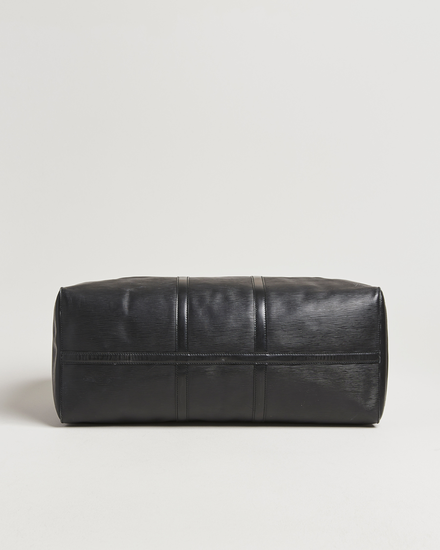 Homme | Louis Vuitton Pre-Owned Keepall 60 Epi Leather Black | Louis Vuitton Pre-Owned | Keepall 60 Epi Leather Black