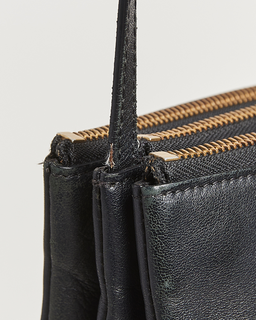Homme | Celine Pre-Owned Trio Bag Small Leather Black | Celine Pre-Owned | Trio Bag Small Leather Black
