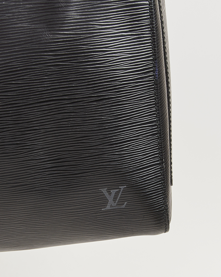 Homme | Louis Vuitton Pre-Owned Keepall 60 Epi Leather Black | Louis Vuitton Pre-Owned | Keepall 60 Epi Leather Black