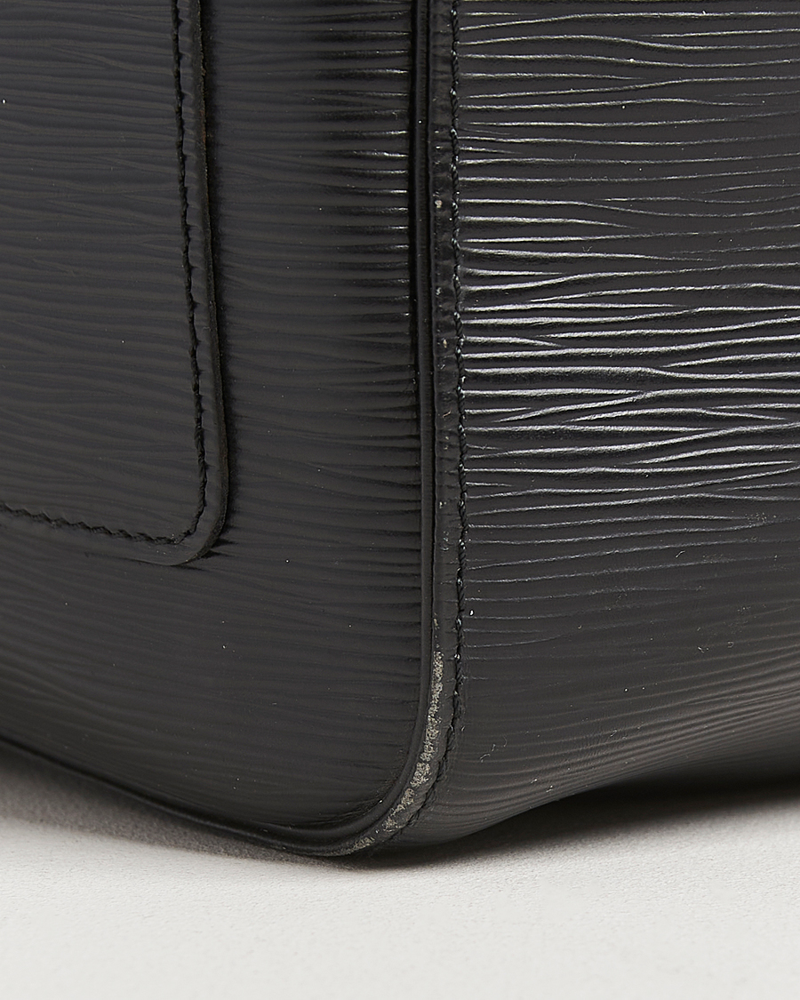 Homme | Louis Vuitton Pre-Owned Keepall 60 Epi Leather Black | Louis Vuitton Pre-Owned | Keepall 60 Epi Leather Black