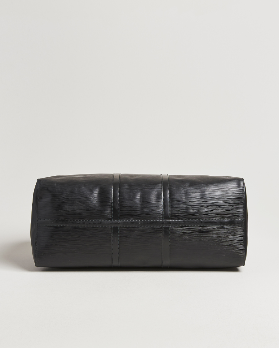 Homme | Louis Vuitton Pre-Owned Keepall 60 Epi Leather Black | Louis Vuitton Pre-Owned | Keepall 60 Epi Leather Black