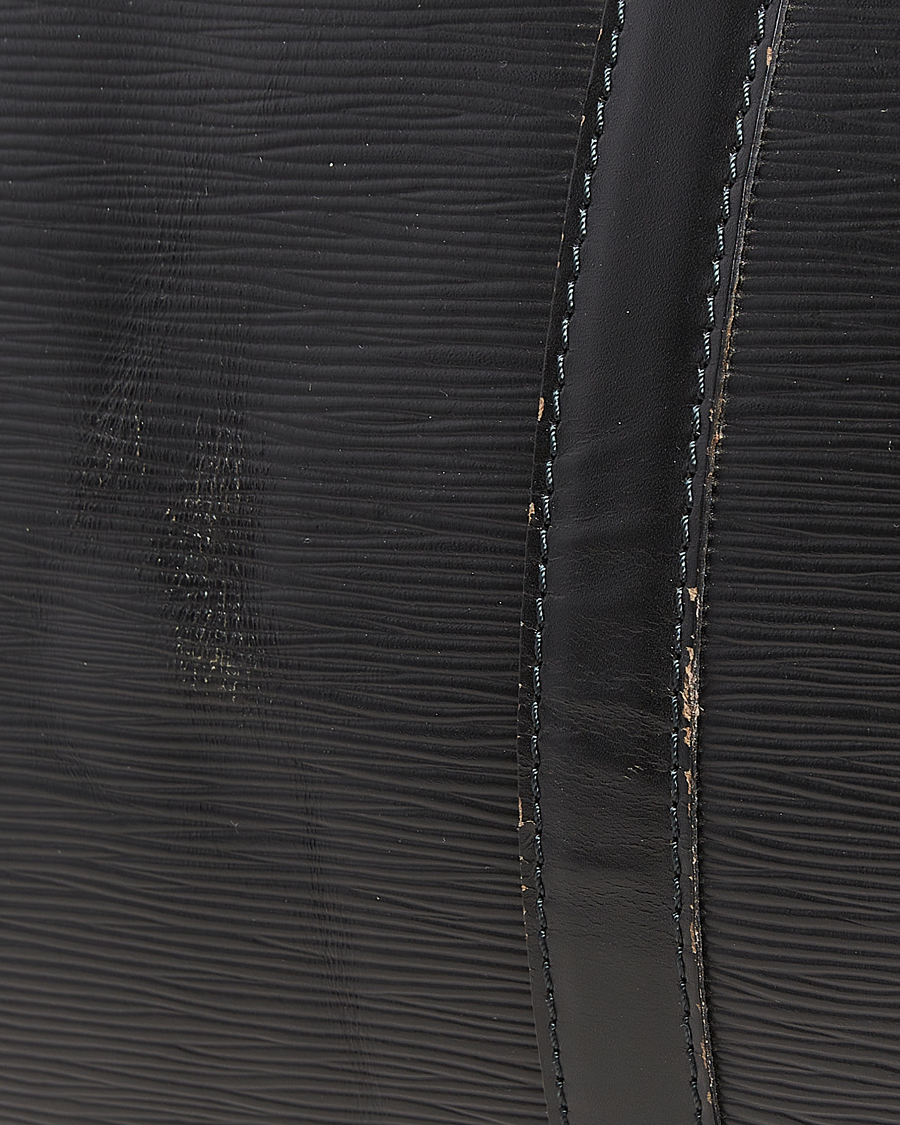 Homme | Louis Vuitton Pre-Owned Keepall 55 Epi Leather Black | Louis Vuitton Pre-Owned | Keepall 55 Epi Leather Black