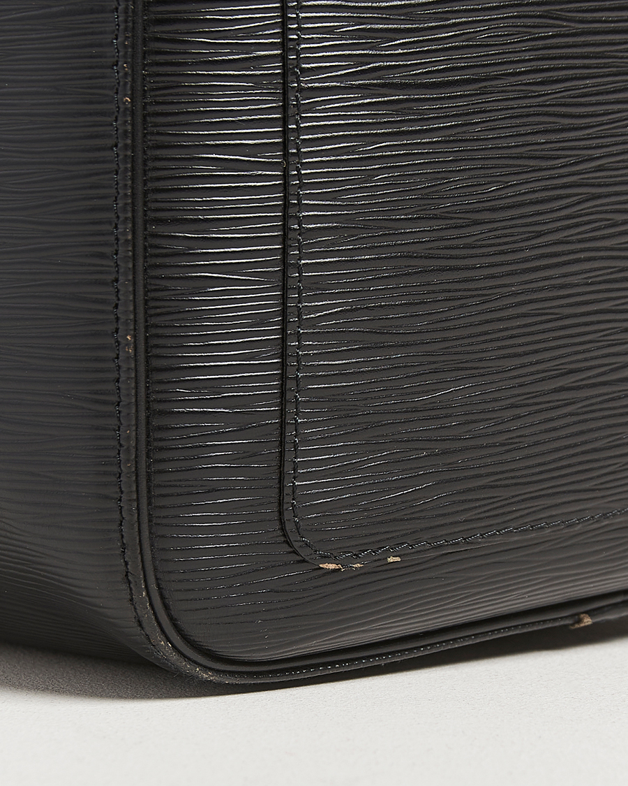 Homme | Louis Vuitton Pre-Owned Keepall 55 Epi Leather Black | Louis Vuitton Pre-Owned | Keepall 55 Epi Leather Black