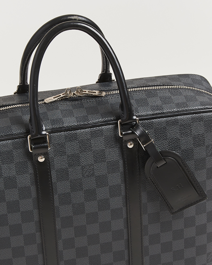 Homme | Louis Vuitton Pre-Owned Porte-Documents Voyage Briefcase Damier Graphite | Louis Vuitton Pre-Owned | Porte-Documents Voyage Briefcase Damier Graphite