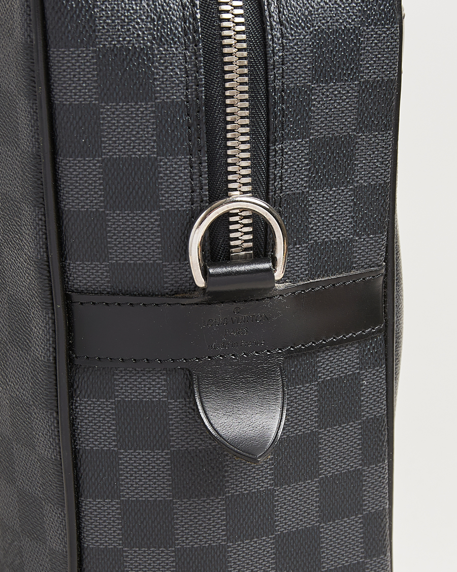 Homme | Louis Vuitton Pre-Owned Porte-Documents Voyage Briefcase Damier Graphite | Louis Vuitton Pre-Owned | Porte-Documents Voyage Briefcase Damier Graphite