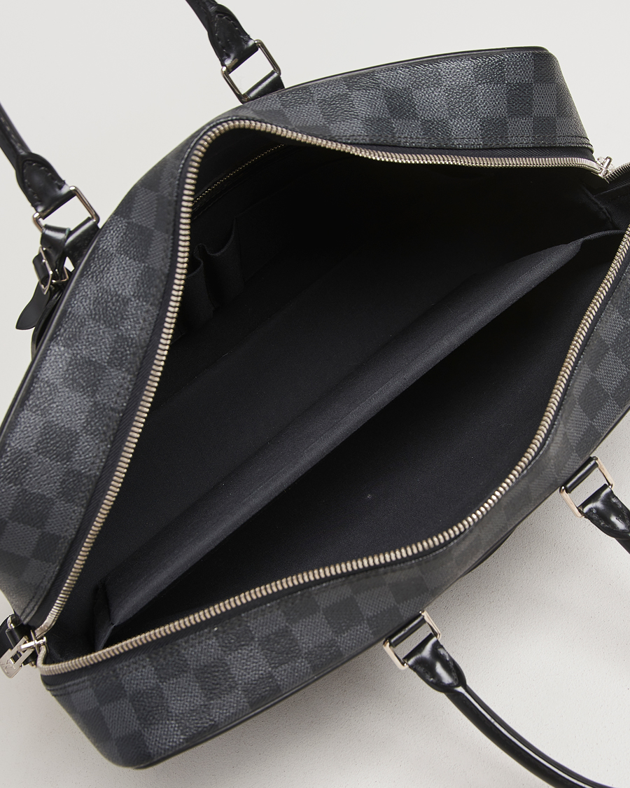 Homme | Louis Vuitton Pre-Owned Porte-Documents Voyage Briefcase Damier Graphite | Louis Vuitton Pre-Owned | Porte-Documents Voyage Briefcase Damier Graphite