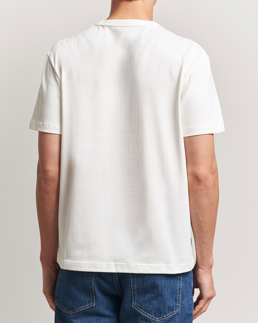 Homme | T-shirts | A.P.C. | Boxy Fit Petit VPC T-Shirt White/Dark Navy