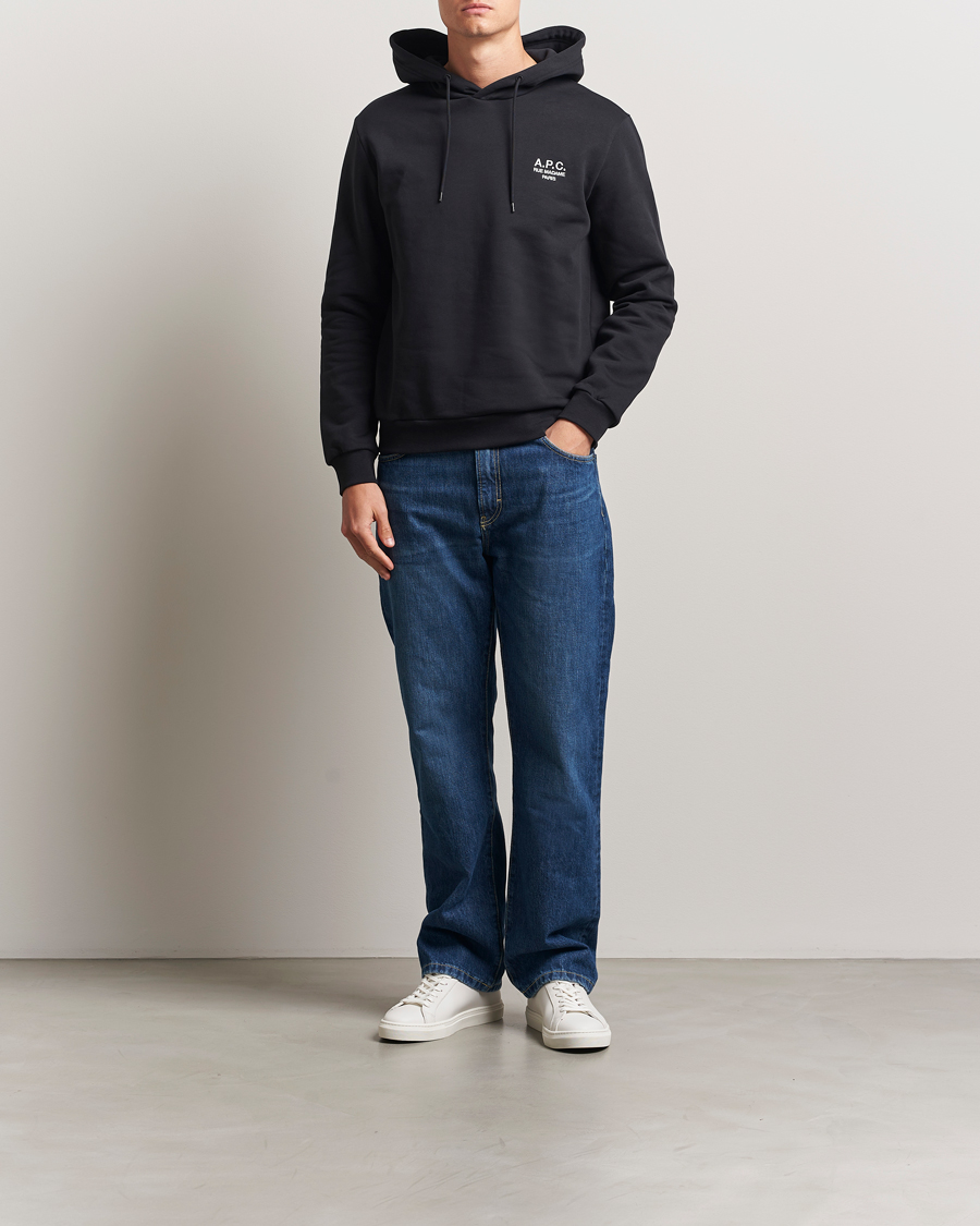 Homme | Pulls Et Tricots | A.P.C. | Rue Madame Hoodie Black/White