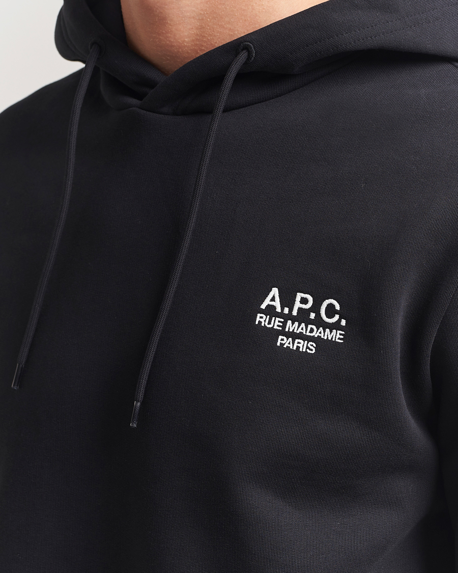Homme | Pulls Et Tricots | A.P.C. | Rue Madame Hoodie Black/White