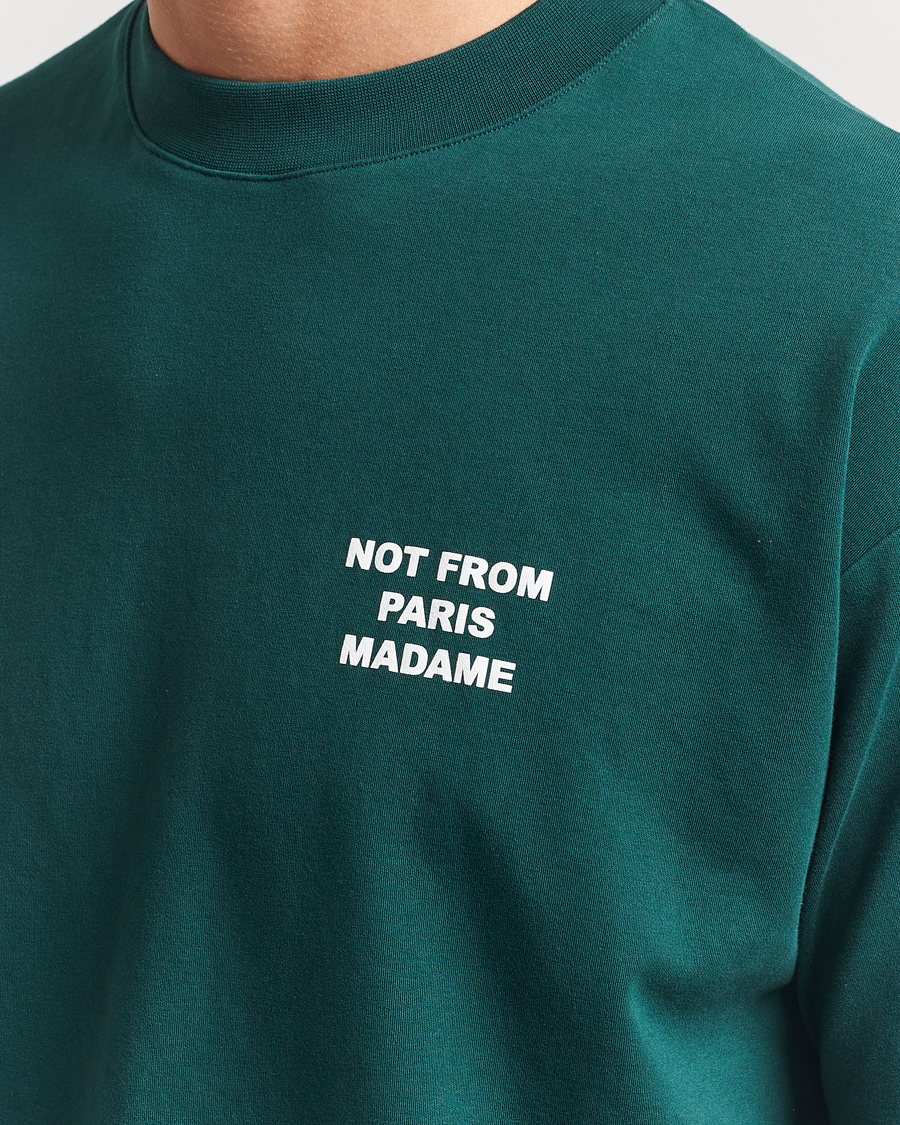 Homme | T-shirts | Drôle de Monsieur | Slogan T-Shirt Dark Green