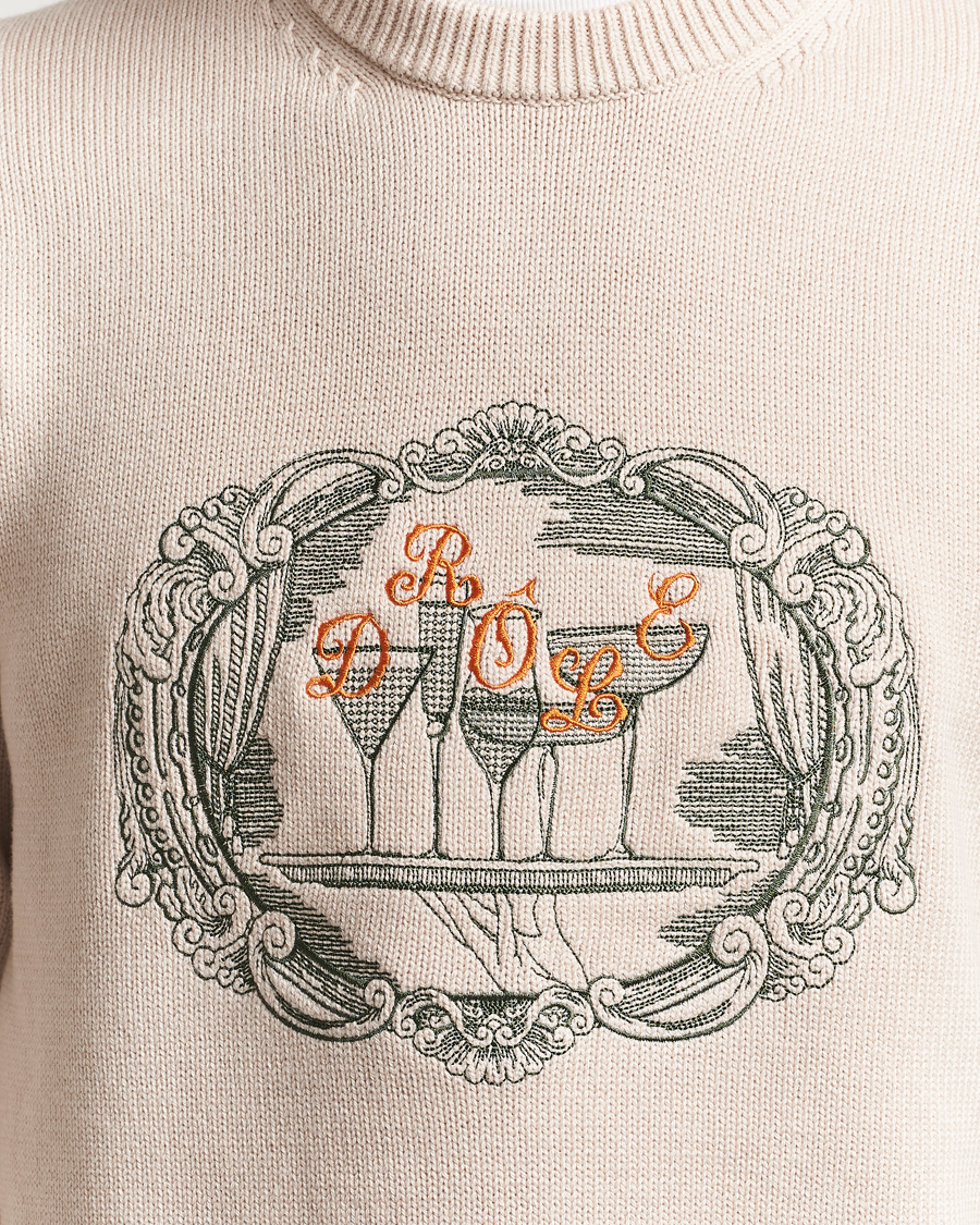 Homme | Pulls Et Tricots | Drôle de Monsieur | Plateau Knitted Sweater Natural Beige