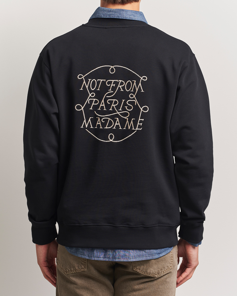 Homme | Pulls Et Tricots | Drôle de Monsieur | Slogan Tresses Sweatshirt Black