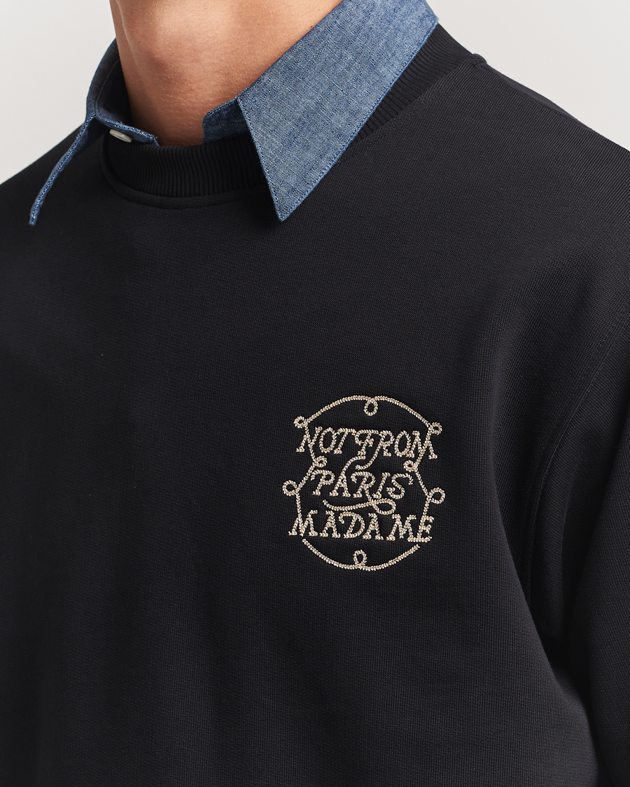 Homme | Pulls Et Tricots | Drôle de Monsieur | Slogan Tresses Sweatshirt Black