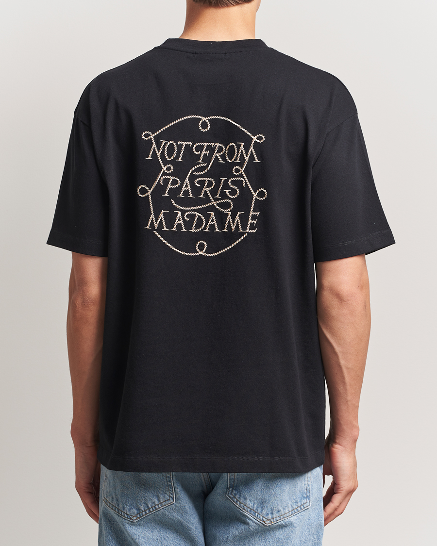 Homme | T-shirts | Drôle de Monsieur | Slogan Tresses T-Shirt Black