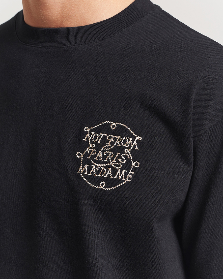 Homme | T-shirts | Drôle de Monsieur | Slogan Tresses T-Shirt Black