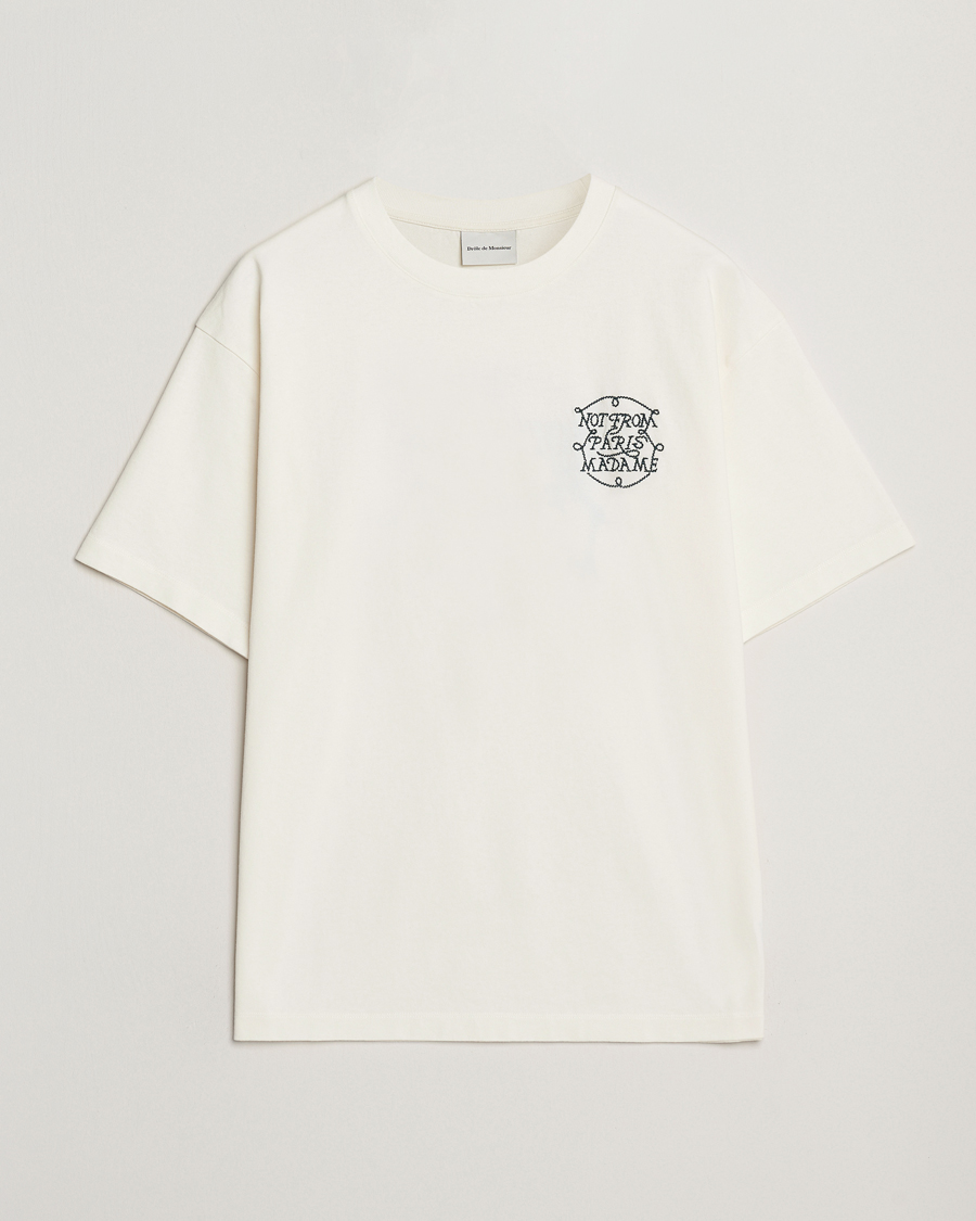 Homme | T-shirts | Drôle de Monsieur | Slogan Tresses T-Shirt Off White