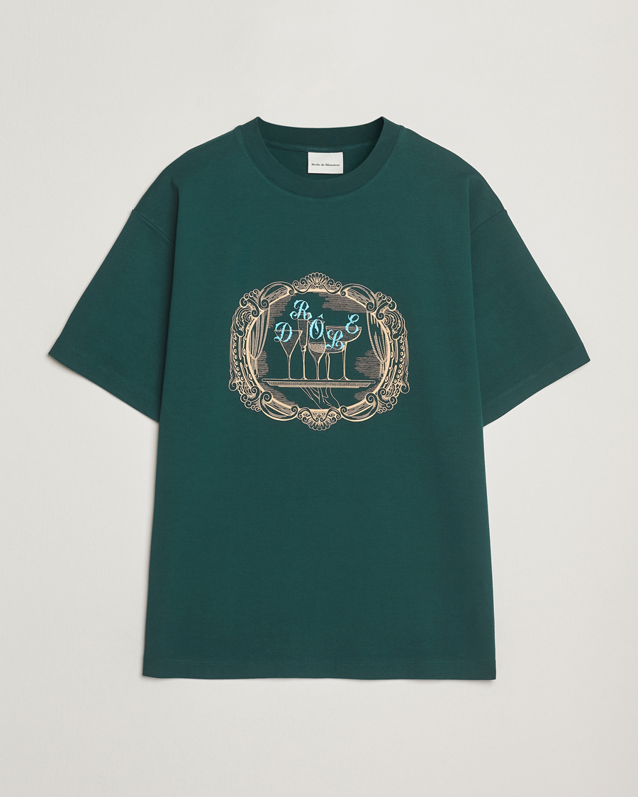 Homme | T-shirts | Drôle de Monsieur | Plateau T-Shirt Dark Green