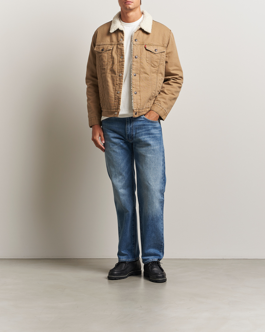 Homme | Manteaux Et Vestes | Levi's | Type 3 Sherpa Trucker Ermine Brown