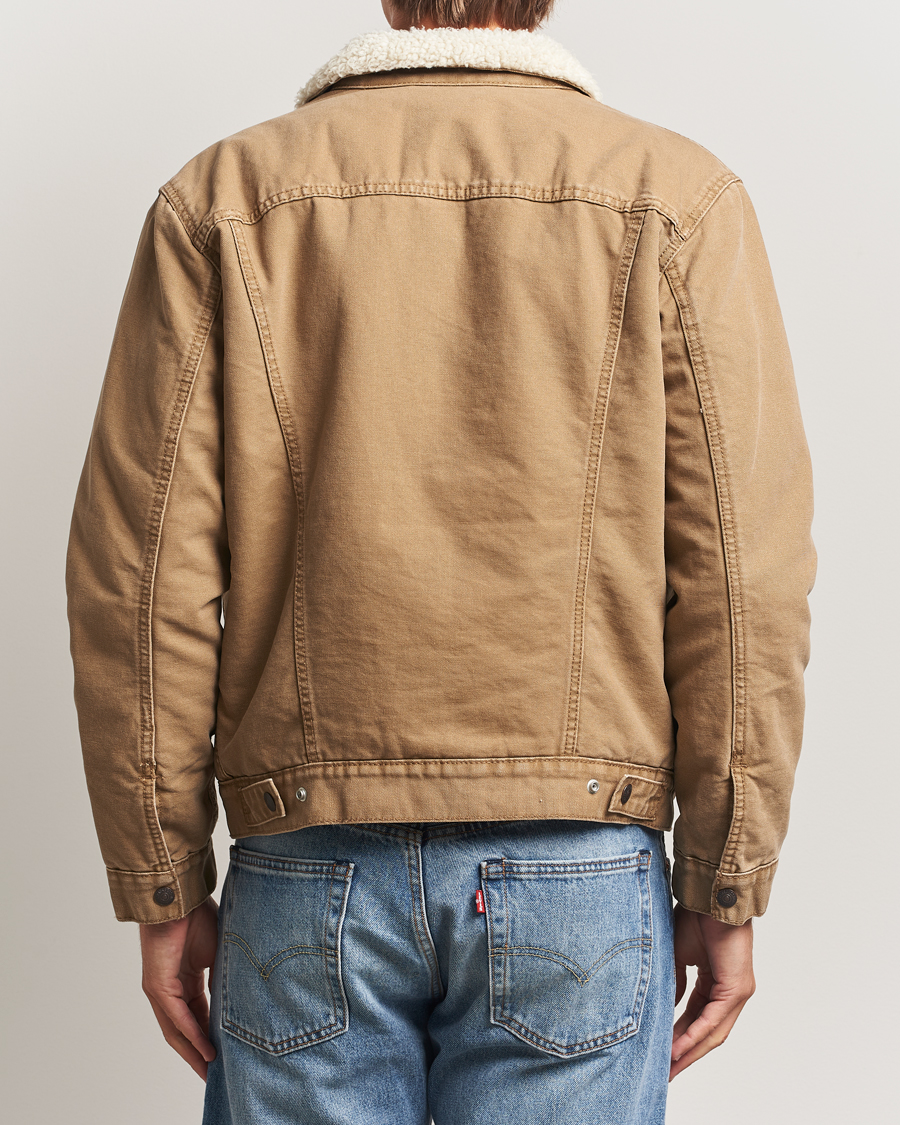 Homme | Manteaux Et Vestes | Levi's | Type 3 Sherpa Trucker Ermine Brown