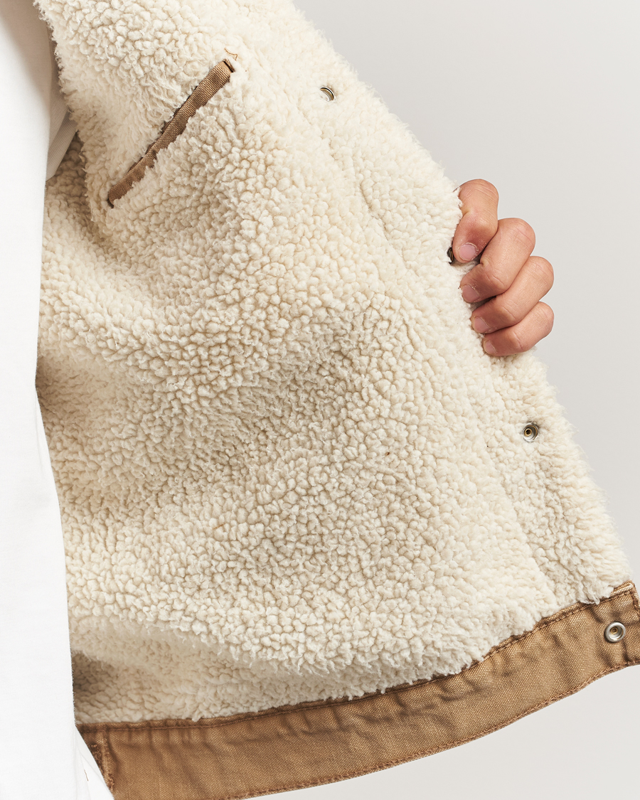 Homme | Manteaux Et Vestes | Levi's | Type 3 Sherpa Trucker Ermine Brown