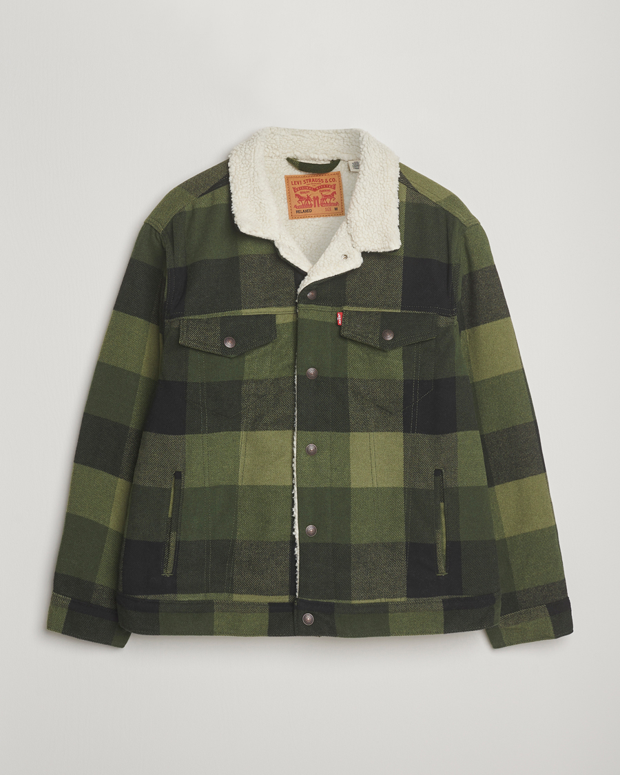 Homme | Manteaux Et Vestes | Levi's | Relaxed Fit Checked Trucker Jacket Laredo