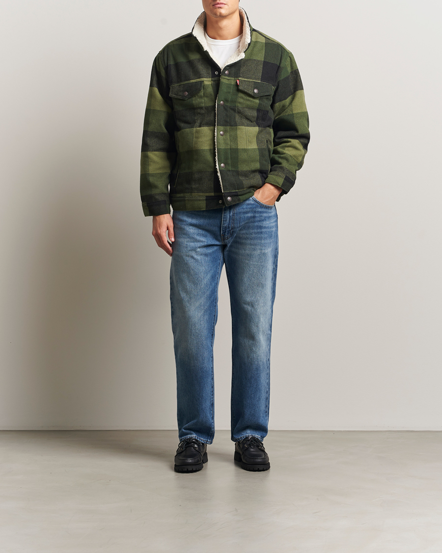 Homme | Manteaux Et Vestes | Levi's | Relaxed Fit Checked Trucker Jacket Laredo
